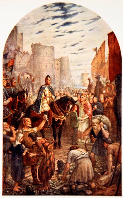 William Rufus at the Tower of London by Charles Goldsborough Anderson